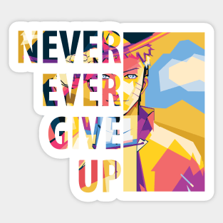 Anime Quote Sticker